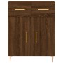 Oak brown engineered wood sideboard 69.5x34x90 cm by vidaXL, Sideboards - Ref: Foro24-827971, Price: 82,56 €, Discount: %