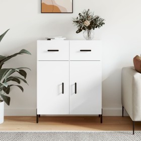 White engineered wood sideboard 69.5x34x90 cm by vidaXL, Sideboards - Ref: Foro24-827988, Price: 97,54 €, Discount: %