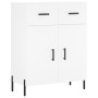 White engineered wood sideboard 69.5x34x90 cm by vidaXL, Sideboards - Ref: Foro24-827988, Price: 94,99 €, Discount: %