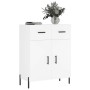 White engineered wood sideboard 69.5x34x90 cm by vidaXL, Sideboards - Ref: Foro24-827988, Price: 94,99 €, Discount: %