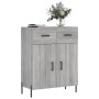 Aparador de madera de ingeniería gris Sonoma 69,5x34x90 cm de vidaXL, Aparadores - Ref: Foro24-827994, Precio: 100,56 €, Desc...