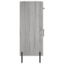 Aparador de madera de ingeniería gris Sonoma 69,5x34x90 cm de vidaXL, Aparadores - Ref: Foro24-827994, Precio: 100,56 €, Desc...