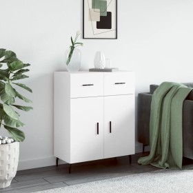 White engineered wood sideboard 69.5x34x90 cm by vidaXL, Sideboards - Ref: Foro24-827996, Price: 95,99 €, Discount: %