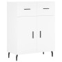 White engineered wood sideboard 69.5x34x90 cm by vidaXL, Sideboards - Ref: Foro24-827996, Price: 104,46 €, Discount: %