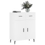 White engineered wood sideboard 69.5x34x90 cm by vidaXL, Sideboards - Ref: Foro24-827996, Price: 104,46 €, Discount: %