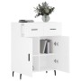 White engineered wood sideboard 69.5x34x90 cm by vidaXL, Sideboards - Ref: Foro24-827996, Price: 104,46 €, Discount: %