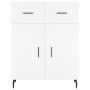 White engineered wood sideboard 69.5x34x90 cm by vidaXL, Sideboards - Ref: Foro24-827996, Price: 104,46 €, Discount: %