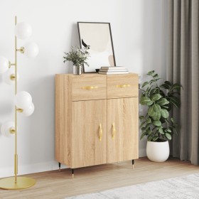 Sonoma Oak Engineered Wood Sideboard 69.5x34x90 cm by vidaXL, Sideboards - Ref: Foro24-827959, Price: 80,99 €, Discount: %