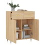 Aparador de madera de ingeniería roble Sonoma 69,5x34x90 cm de vidaXL, Aparadores - Ref: Foro24-827959, Precio: 81,86 €, Desc...