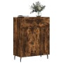 Smoked oak engineered wood sideboard 69.5x34x90 cm by vidaXL, Sideboards - Ref: Foro24-828001, Price: 93,36 €, Discount: %