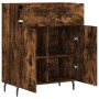 Smoked oak engineered wood sideboard 69.5x34x90 cm by vidaXL, Sideboards - Ref: Foro24-828001, Price: 93,36 €, Discount: %