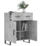 Aparador de madera de ingeniería gris hormigón 69,5x34x90 cm de vidaXL, Aparadores - Ref: Foro24-828008, Precio: 118,11 €, De...