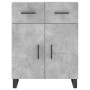 Aparador de madera de ingeniería gris hormigón 69,5x34x90 cm de vidaXL, Aparadores - Ref: Foro24-828008, Precio: 118,11 €, De...