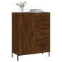 Aparador de madera de ingeniería marrón roble 69,5x34x90 cm de vidaXL, Aparadores - Ref: Foro24-827931, Precio: 103,01 €, Des...