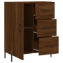 Oak brown engineered wood sideboard 69.5x34x90 cm by vidaXL, Sideboards - Ref: Foro24-827931, Price: 103,01 €, Discount: %