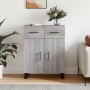 Engineered wood sideboard in Sonoma grey, 69.5x34x90 cm by vidaXL, Sideboards - Ref: Foro24-828010, Price: 113,99 €, Discount: %