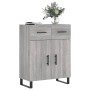 Aparador de madera de ingeniería gris Sonoma 69,5x34x90 cm de vidaXL, Aparadores - Ref: Foro24-828010, Precio: 118,05 €, Desc...