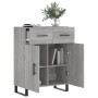 Aparador de madera de ingeniería gris Sonoma 69,5x34x90 cm de vidaXL, Aparadores - Ref: Foro24-828010, Precio: 118,05 €, Desc...