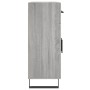 Aparador de madera de ingeniería gris Sonoma 69,5x34x90 cm de vidaXL, Aparadores - Ref: Foro24-828010, Precio: 118,05 €, Desc...