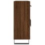 Aparador de madera de ingeniería marrón roble 69,5x34x90 cm de vidaXL, Aparadores - Ref: Foro24-828011, Precio: 105,54 €, Des...