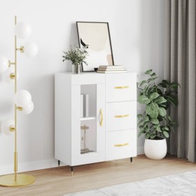 White engineered wood sideboard 69.5x34x90 cm by vidaXL, Sideboards - Ref: Foro24-828020, Price: 93,99 €, Discount: %