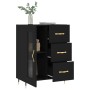 Black engineered wood sideboard 69.5x34x90 cm by vidaXL, Sideboards - Ref: Foro24-828021, Price: 98,37 €, Discount: %