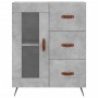 Aparador de madera de ingeniería gris hormigón 69,5x34x90 cm de vidaXL, Aparadores - Ref: Foro24-828016, Precio: 90,54 €, Des...