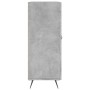 Aparador de madera de ingeniería gris hormigón 69,5x34x90 cm de vidaXL, Aparadores - Ref: Foro24-828016, Precio: 90,54 €, Des...