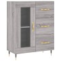 Aparador de madera de ingeniería gris Sonoma 69,5x34x90 cm de vidaXL, Aparadores - Ref: Foro24-828026, Precio: 93,48 €, Descu...