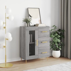 Sonoma gray engineered wood sideboard 69.5x34x90 cm by vidaXL, Sideboards - Ref: Foro24-828034, Price: 93,99 €, Discount: %