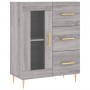 Aparador de madera de ingeniería gris Sonoma 69,5x34x90 cm de vidaXL, Aparadores - Ref: Foro24-828034, Precio: 93,62 €, Descu...