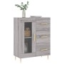 Aparador de madera de ingeniería gris Sonoma 69,5x34x90 cm de vidaXL, Aparadores - Ref: Foro24-828034, Precio: 93,62 €, Descu...