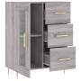 Aparador de madera de ingeniería gris Sonoma 69,5x34x90 cm de vidaXL, Aparadores - Ref: Foro24-828034, Precio: 93,62 €, Descu...