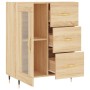 Aparador de madera de ingeniería roble Sonoma 69,5x34x90 cm de vidaXL, Aparadores - Ref: Foro24-828023, Precio: 90,50 €, Desc...