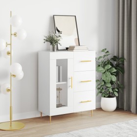 White engineered wood sideboard 69.5x34x90 cm by vidaXL, Sideboards - Ref: Foro24-828028, Price: 93,99 €, Discount: %