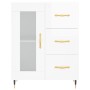 Hochglanzweißes Sperrholz-Sideboard 69,5 x 34 x 90 cm von vidaXL, Sideboards - Ref: Foro24-828022, Preis: 100,05 €, Rabatt: %