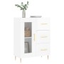 Glossy white plywood sideboard 69.5x34x90 cm by vidaXL, Sideboards - Ref: Foro24-828030, Price: 99,63 €, Discount: %