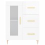 Hochglanzweißes Sperrholz-Sideboard 69,5 x 34 x 90 cm von vidaXL, Sideboards - Ref: Foro24-828030, Preis: 99,73 €, Rabatt: %