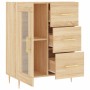 Aparador de madera de ingeniería roble Sonoma 69,5x34x90 cm de vidaXL, Aparadores - Ref: Foro24-828031, Precio: 91,67 €, Desc...