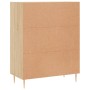 Aparador de madera de ingeniería roble Sonoma 69,5x34x90 cm de vidaXL, Aparadores - Ref: Foro24-828031, Precio: 91,67 €, Desc...