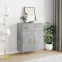 Engineered wood sideboard in concrete grey 69.5x34x90 cm by vidaXL, Sideboards - Ref: Foro24-827968, Price: 83,30 €, Discount: %