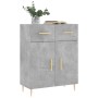 Graues Sideboard aus Holzwerkstoff Beton 69,5x34x90 cm von vidaXL, Sideboards - Ref: Foro24-827968, Preis: 83,30 €, Rabatt: %