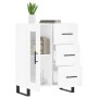 Glossy white plywood sideboard 69.5x34x90 cm by vidaXL, Sideboards - Ref: Foro24-828070, Price: 110,12 €, Discount: %