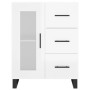 Hochglanzweißes Sperrholz-Sideboard 69,5 x 34 x 90 cm von vidaXL, Sideboards - Ref: Foro24-828070, Preis: 110,12 €, Rabatt: %