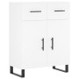 White engineered wood sideboard 69.5x34x90 cm by vidaXL, Sideboards - Ref: Foro24-828004, Price: 113,99 €, Discount: %