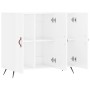 Engineered wood high gloss white sideboard 90x34x80 cm by vidaXL, Sideboards - Ref: Foro24-828078, Price: 85,96 €, Discount: %