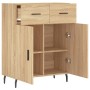 Aparador de madera de ingeniería roble Sonoma 69,5x34x90 cm de vidaXL, Aparadores - Ref: Foro24-827999, Precio: 86,06 €, Desc...