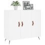 Weißes Sideboard aus Holzwerkstoff, 90 x 34 x 80 cm von vidaXL, Sideboards - Ref: Foro24-828076, Preis: 83,21 €, Rabatt: %