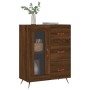 Engineered wood brown oak sideboard 69.5x34x90 cm by vidaXL, Sideboards - Ref: Foro24-828019, Price: 93,55 €, Discount: %