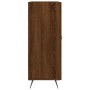 Aparador de madera de ingeniería marrón roble 69,5x34x90 cm de vidaXL, Aparadores - Ref: Foro24-828019, Precio: 93,55 €, Desc...